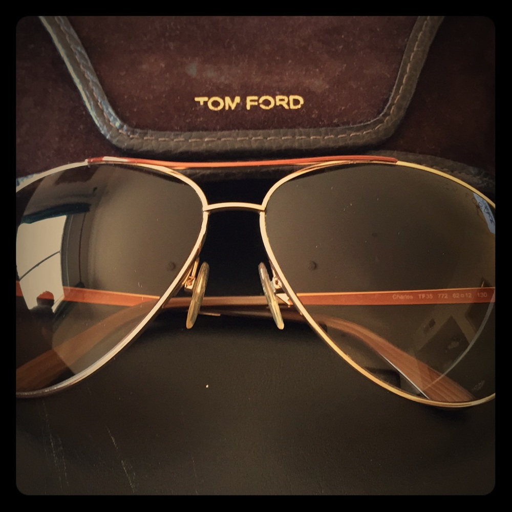 Tom Ford Metal frame sun glasses